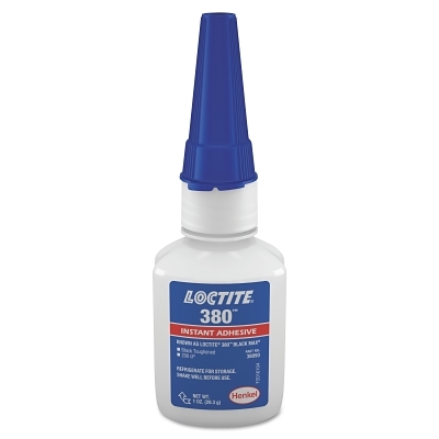 1-OZ BLACK MAX 380TOUGHENEDINS. ADHESIVE